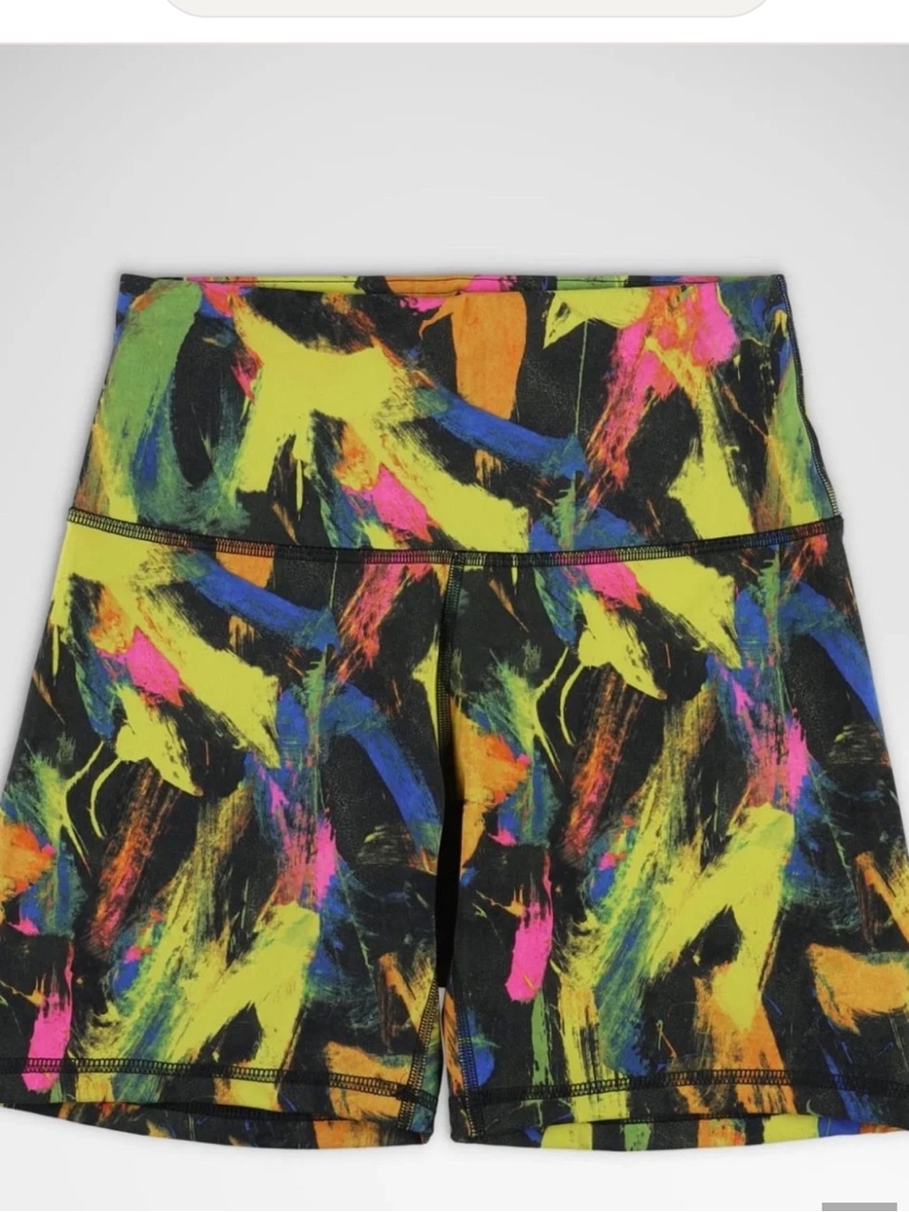 lululemon athletica Multicolor Brushstroke Bike Shorts